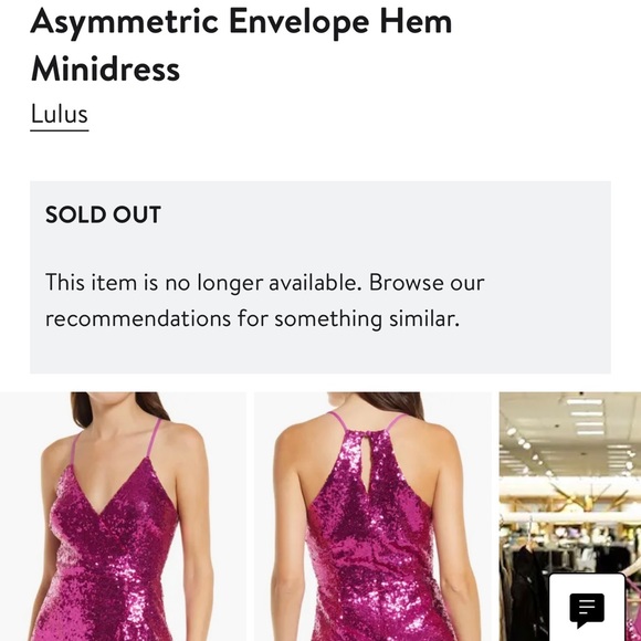 Lulu’s Hilaria Fuchsia Sequin Bodycon Mini Dress size Large - Picture 10 of 13